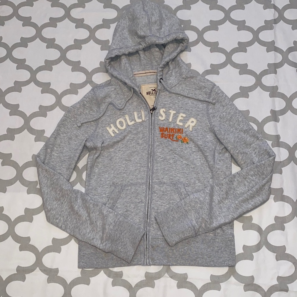 Hollister zip up sweatshirt